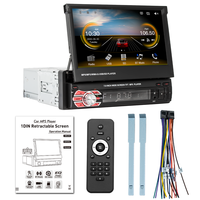 Lecteur multimédia universel de voiture de 7 pouces Android sans fil CarPlay et stéréo automatique avec radio DIN unique et fonctions GPS