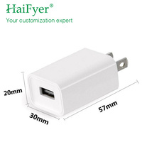 Chargeur Mural Rapide USB UL Listed 5V 1A/2A 2.4A avec Prise UE US, Adaptateur Secteur USB pour Téléphone Portable et iPad, Alimentation SCP