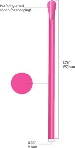 Ensemble de couverts jetables : cuillère, paille - Product Image 2