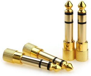 6.35Mm (<span class=keywords><strong>1</strong></span>/<span class=keywords><strong>4</strong></span> Inch) Mannelijk Naar 3.5Mm (<span class=keywords><strong>1</strong></span>/8 Inch) Vrouwelijke Stereo Audio Adapter Converter Voor Gitaar Koptelefoon Amp - Product Image 2