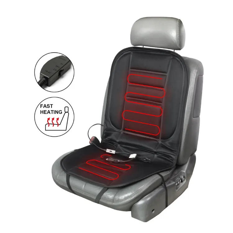 Transpirable invierno 12V electrónico alta baja temperatura coche calefacción asiento cubierta cojín