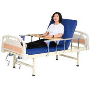 <span class=keywords><strong>Lit</strong></span> d'hôpital multifonctionnel HS manuel à double oscillation pour soins infirmiers et patients, avec toilettes, classe II, garantie 1 an - Product Image 1