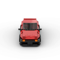 Briques de construction compatibles de marque, petites pièces en plastique, voiture de course de luxe MOC, jouet éducatif à assembler soi-même pour enfants