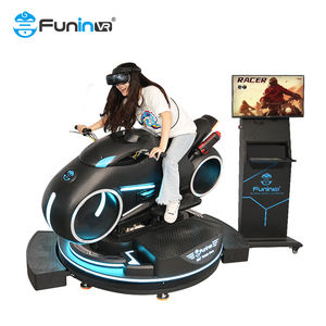 Simulateur de vélo à moteur blanc en réalité virtuelle, Machine de jeu d'arcade, simulateur Vr 360 9D Vr moto - Product Image 6