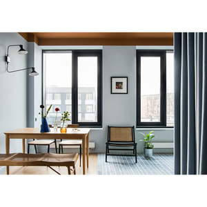 Design moderne NFRC Aluminium Maison Fenêtres à battants Écran en acier inoxydable Filet balançoire Ouvert Usine Prix bon marché pour les hôtels - Product Image 6