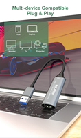 Nuevo Adaptador USB 3.0 a HDMI Xput con Cable Corto, 4K 60Hz, Plug and Play, Conversor de Video para Monitor, Proyector y Hardware