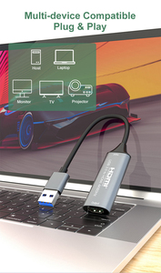 Nuevo Adaptador USB 3.0 <span class=keywords><strong>a</strong></span> HDMI Xput con Cable Corto, 4K 60Hz, Plug and Play, <span class=keywords><strong>Conversor</strong></span> <span class=keywords><strong>de</strong></span> Video para Monitor, Proyector y Hardware - Product Image 3