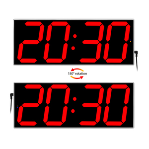 Horloge numérique de mur Jumbo de lumière de la couleur rouge blanche LED de 6 pouces avec des options de POE GPS - Product Image 3