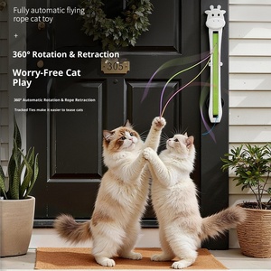 Varita de Juguete para Gatos con Plumas Desmontables, Resistente a los Arañazos, Suministros para Mascotas - Product Image 4