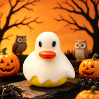 Jouets de bain en caoutchouc sur mesure de YINUO : Canard en caoutchouc fantôme d'Halloween, vente en gros directe d'usine