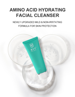 Nettoyant Visage Doux Végétalien aux Acides Aminés Hydratant Peaux Sensibles Équilibrant le pH Hydratant Non-Exfoliant en Pâte