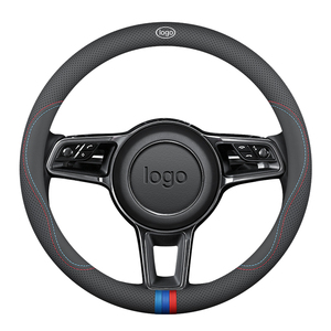 ที่หุ้มพวงมาลัยรถยนต์สำหรับ <span class=keywords><strong>VW</strong></span> สำหรับ BMW สำหรับ Honda สำหรับ Toyota สำหรับ Cadillac สำหรับ Mercedes-Benz สำหรับมือจับหนัง Audi - Product Image 6