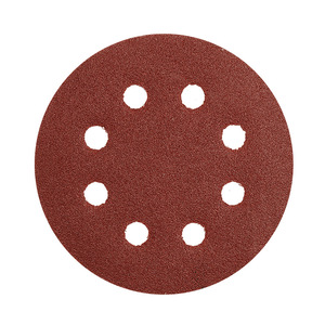 แผ่นขัดสีแดง E-Tuo ขนาด 4 นิ้ว 8 รู แบบมีแผ่นรองด้านหลังสำหรับขัดเงาและขัดผิว - Product Image 3