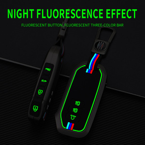 Étui de protection pour clé de voiture en alliage de zinc et gel de silice pour <span class=keywords><strong>KIA</strong></span> Carnival EV6 GTLINE <span class=keywords><strong>Sportage</strong></span> 7 boutons, <span class=keywords><strong>porte</strong></span>-clés, sac - Product Image 3