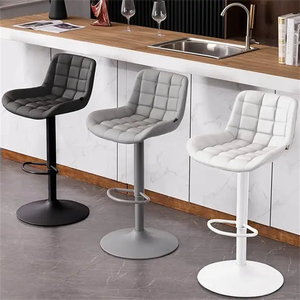 Hiện đại đơn giản ánh sáng sang trọng thanh ghế cao phân nâng xoay hộ gia đình tựa lưng phía trước bàn phân thanh bàn và thanh ghế - Product Image 5