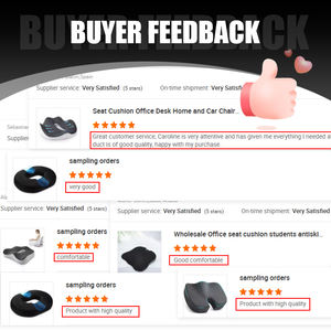 Almofada Do Assento Hemorróida Médica Ergonômico Memória Espuma Cóccix Donut Travesseiro para Tailbone Pain Relief Adulto Cadeira De Rodas Uso - Product Image 5