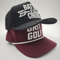 Gorra de Béisbol Deportiva Impermeable de Poliéster Dobby con Orificios Cortados a Láser, 5 Paneles, Logotipo Bordado en 3D Personalizado, Diseño de Leopardo, Puntos y Frutas
