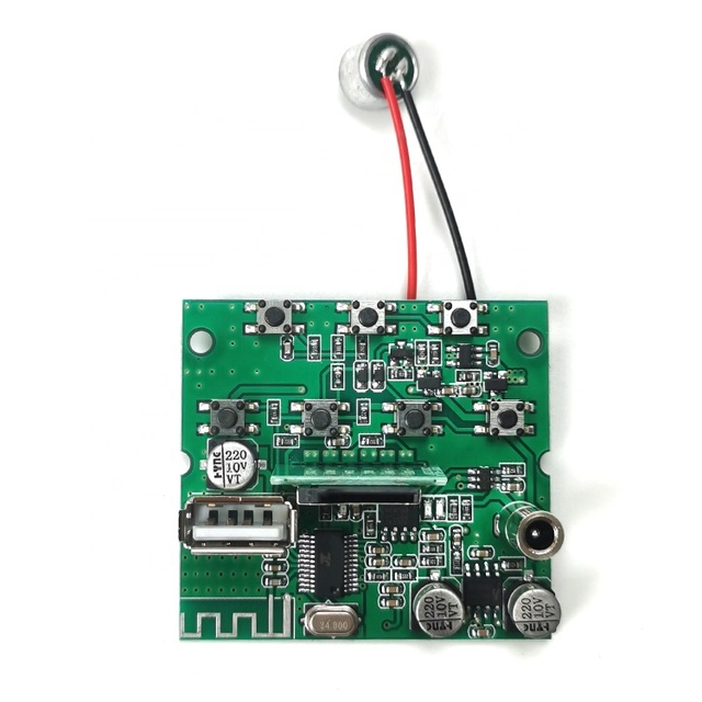 Handheld Megaphone PCB Digital Circuit Big Power USB Amplifier PCBA High Definition Recorder Voice Recording Play Back Board