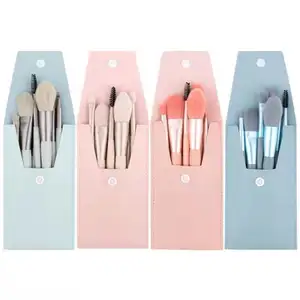 Private Label 8pcs Mini Makeup Brushes Set Cosméticos Sombra Em Pó Fundação Blush Blending Ferramenta de Beleza Maquiagem Dos Olhos escova