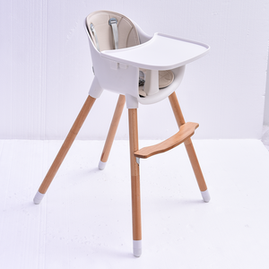 MH242 Bambino di Alta Sedia In <span class=keywords><strong>Legno</strong></span> di Alta Sedia con Vassoio Estraibile e Gambe Regolabili per il Bambino Neonati bambini - Product Image 3