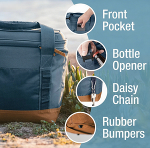 Isolierte Kühltasche Auslaufs icherer, weicher Falt kühler für Strand, Reisen, Auto - Product Image 3