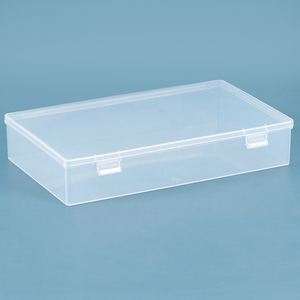 SUNSHING Transparent <b>Plastic</b> Storage <b>Box</b> for Craft Scrapbooking Quilt Projects Foldable Paper Storage Container Empty Craft <b>Box</b> - Product Image 4