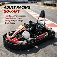 Kart à pédales tout-terrain de haute qualité avec moteur à essence 270cc pour adultes, buggy de plage, kart électrique à essence