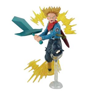 Haute qualité 20CM couleur boîte Dragon boules Super Saiyan troncs figurine mobile Pvc Collection modèle jouets - Product Image 1