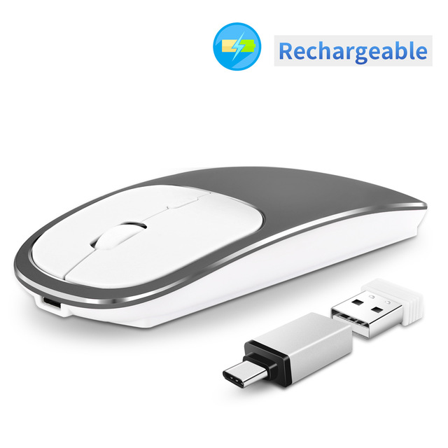 TASSO YCM-07 Long Battery Life 2.4GHz Wireless Mini UltraThin Right Ergonomic Optical Mouse 4-Button 2H Fast Charge Auto Stock