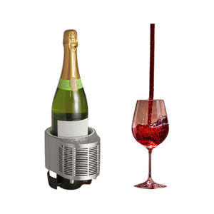 Best Seller portabottiglie elettrico per vino/Champagne e scaldavivande in alluminio con adattatore ca - Product Image 1