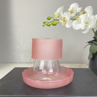 Ensemble de tasses à café et thé en verre faites à la main, style saoudien, 6 pièces, tasses à thé turques et soucoupes – Vente chaude