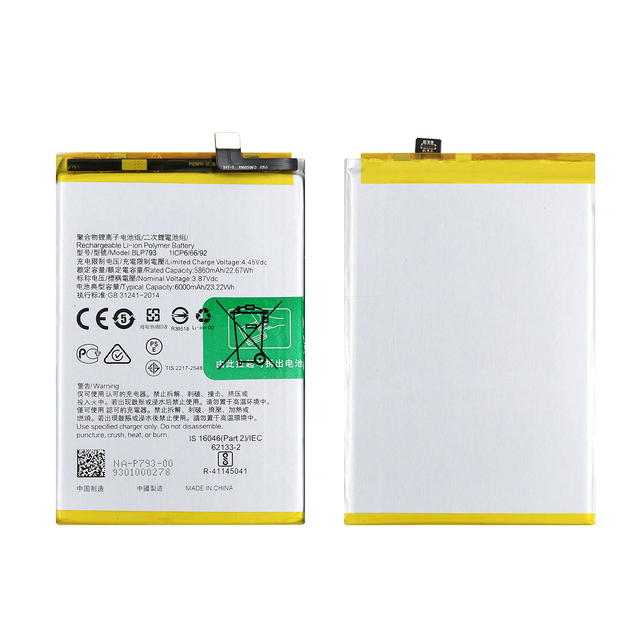 Original Battery for OPPO A5 Pro A3s A3x A18 A57 A53 A77s A60 Battery for OPPO Reno 12 13 14 Pro Find N5 X5 X8 Pro X7 X8 Ultra