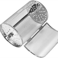 Panier de cuisson rotatif en acier inoxydable pour rôtisserie, grillades, noix, haricots, cacahuètes, barbecue