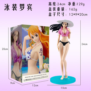 Figuras de acción de PVC de personajes de <span class=keywords><strong>One</strong></span> Piece: Nami 23CM, Nico Robin 24CM, Nefertari <span class=keywords><strong>Vivi</strong></span> 22CM, Shirahoshi 19CM - Product Image 3