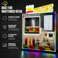 Distributeur automatique de smoothies Easyfun en gros, machine commerciale en libre-service avec alerte de stock à distance, pour importateurs et acheteurs professionnels