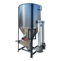 300 kg 500 kg 1 tonne 2 tonnes mélangeur vertical en acier inoxydable Epdm caoutchouc plastique granulés mélangeur de couleur