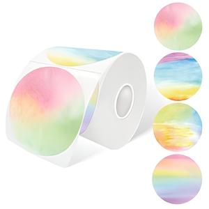 Etiquetas ODM Avanzadas, Manualidades para Regalos y Etiquetas Circulares Autoadhesivas Personalizables - Product Image 1