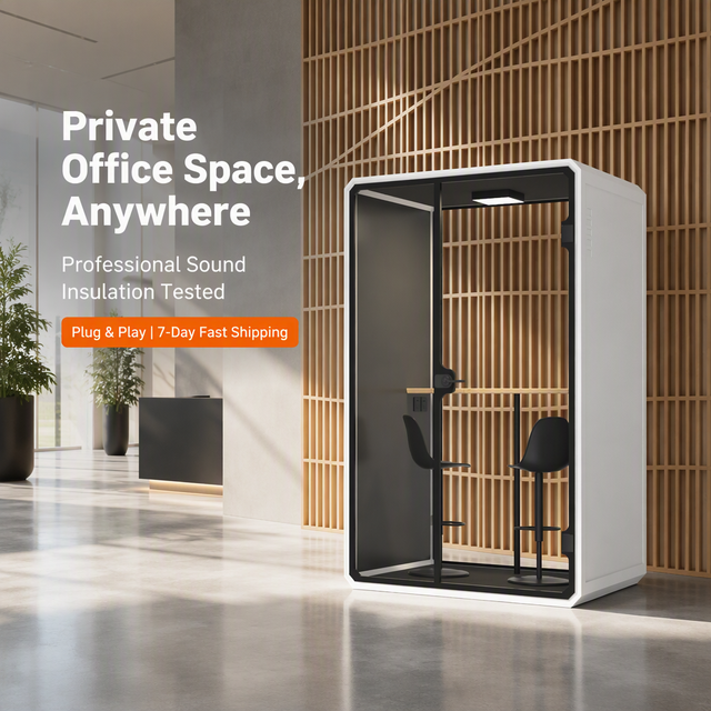 Hot Selling Factory Price Customization Office Pod Modular Portable Privacy Soundproof Prefab Office Pod