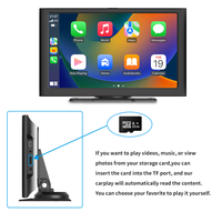 Hengli Carplay inalámbrico automático Android de 9 pulgadas para REPRODUCTOR DE DVD, pantalla IPS portátil, características inversas, tablero de garantía de 1 año