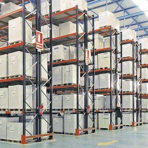 Double Deep Select Rack Heavy Duty Industrial Double Deep Stacking Selective Shelving Pallet ...