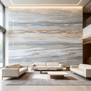 Tapiz de Pared con Diseño de Roca en Acuarela en Capas, Color Verde Azulado, Mural sin Costuras para Sala de Estar, Galería, Apartamento, Decoración de Toda la Casa - Product Image 5