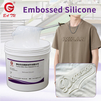 Pâte de moulage textile 3D en silicone gaufré, durable et fixant la forme pour tissu