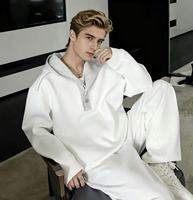 Sweat-shirts à capuche unis 2026 – Coupe ample, style streetwear, broderie ODM, fabrication printemps