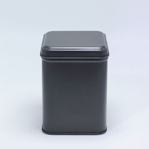 Customized Design square Airtight Tea <b>Tin</b> Canister Food Grade Printing Packing Box Empty sealed square Green Metal Tea Cans - Product Image 4