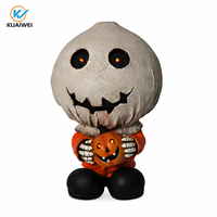 Statue en résine KW Brand 2026 Fantôme Lumineux Effrayant – Figurine d'Halloween Horreur pour Décoration de Table de Fête ou Maison Hantée, Étanche