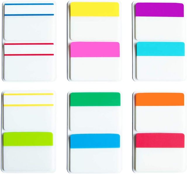 Sticky Tabs Index Tabs Colored Reading Tab Self Adhesive Writable Vlassification Labels Catalogue Bookmark File Folders Sticker