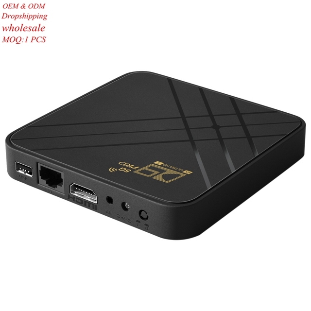 Latest D9 PRO 2.4G/5G WIFI 4K HD Android TV Box 4k 8GB RAM 128GB ROM 4 Cores Processor Smart TV Box 1080P