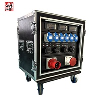 Cajas de Distribución de Energía Eléctrica para Escenarios SX de 30 Canales con Salidas Socapex Monofásicas de 380V 63A, Equipo de Distribución de Energía