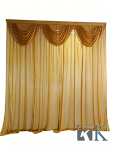 ผ้าชีฟองเนื้อดีสำหรับตกแต่งฉากหลังงานแต่งงาน งานเลี้ยง และพิธีต่างๆ - Product Image 2