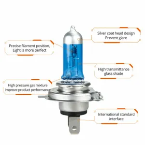 หลอดไฟหน้ารถยนต์ HID ฮาโลเจน ซีนอน H7 100W สว่างพิเศษ 12V 6500K สีขาวซุปเปอร์ไวท์ สำหรับรถยนต์ SUV มอเตอร์ไซค์ ไฟขับขี่ ไฟตัดหมอก - Product Image 6